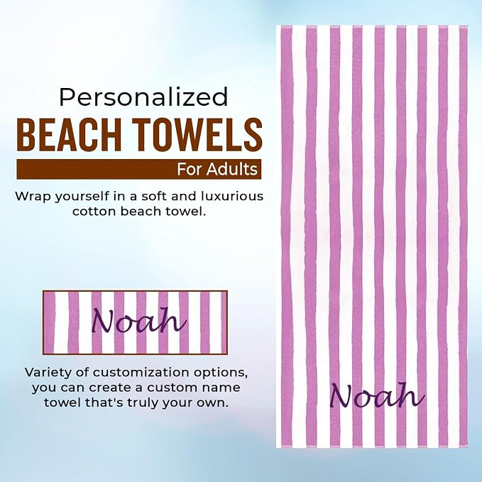 Personalized Passion Beach Towels - Image 2