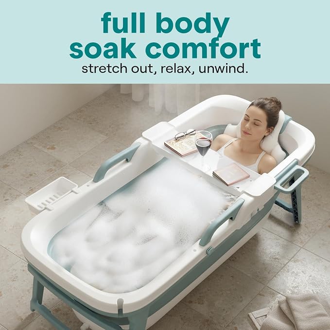 SereneLife 59" Portable Bathtub - Image 3