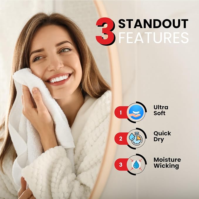 Infinitee Xclusives Beige Hand Towels - Image 4