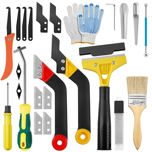 33 Pack Grout Removal Tool Kit, Tile & Caulk Remover Tools by Unknown