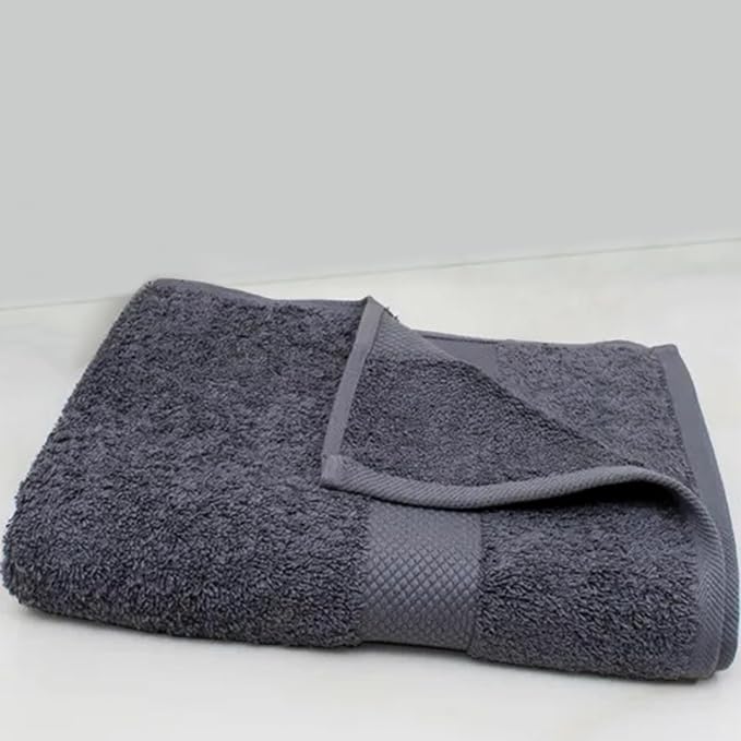 Delara 100% Organic Cotton Towels 650 GSM Plush Feather Touch Quick Dry Bath - Image 2