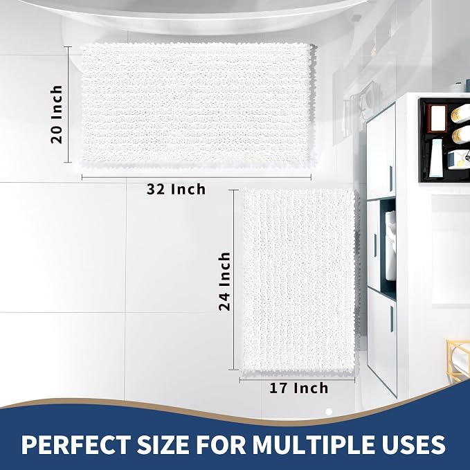 Yimobra Bathroom Rugs Sets 2 Piece - Image 2