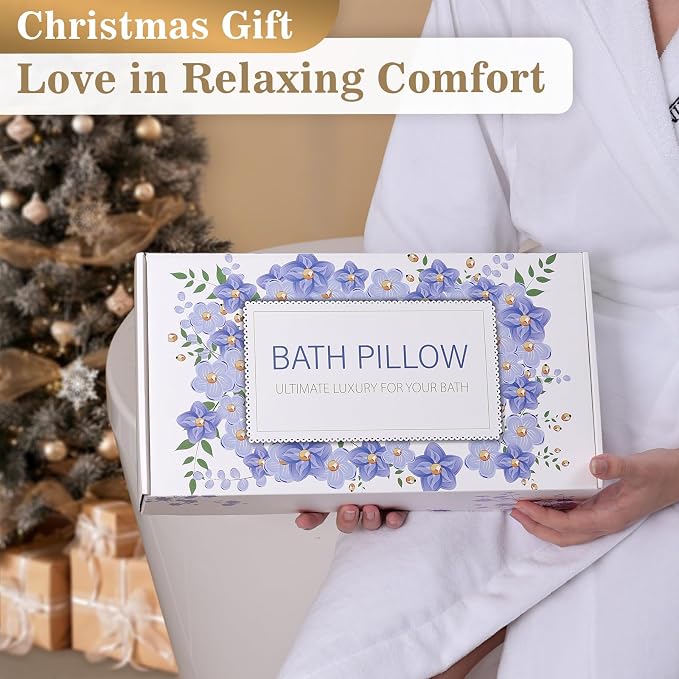 Bath Pillow Luxury Bathtub Pillow, Extra Soft & Comfortable Bath Pillow - Image 6