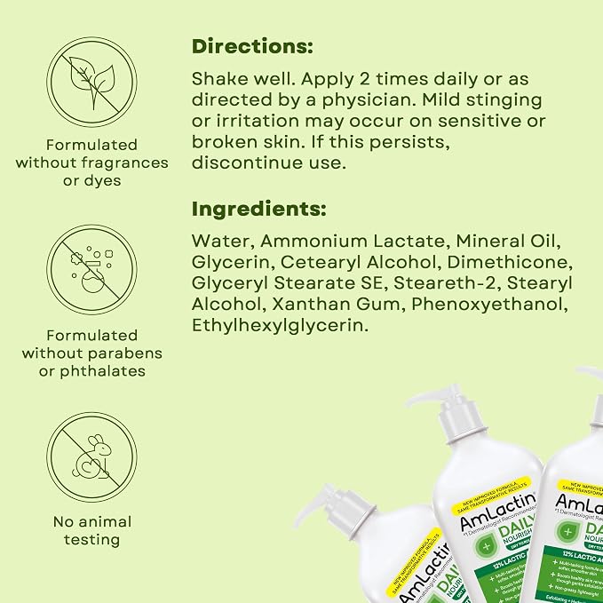 AmLactin Daily Nourish Therapeutic Body Lotion - Image 7
