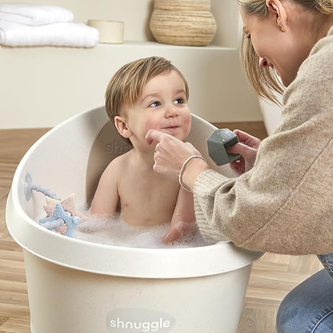 Toddler Bath Tub | Larger Bath for Bigger Kids at Bathtime | Includes Warm and - Image 5