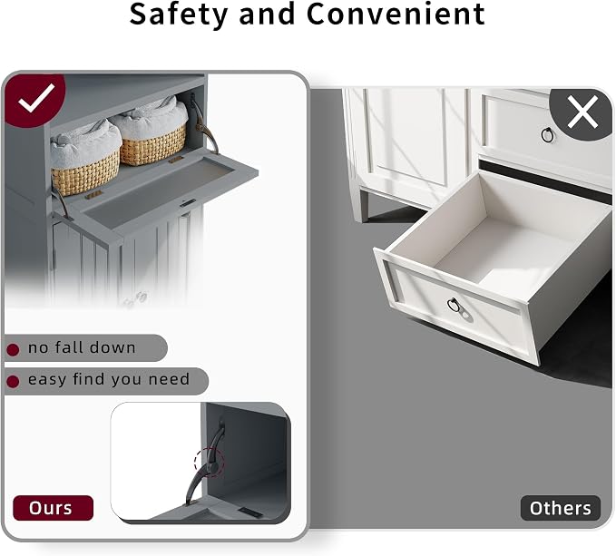 ChooChoo Bathroom Floor Storage Cabinet - Image 6