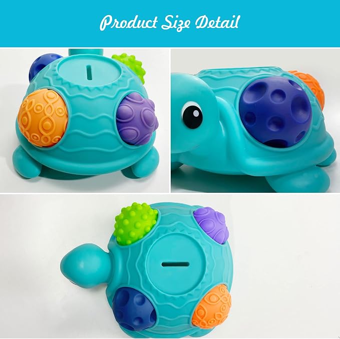 Sensory Balls Montessori Toys for Babies 6-12 Months, Baby Sensory Toys Turtle - Image 4
