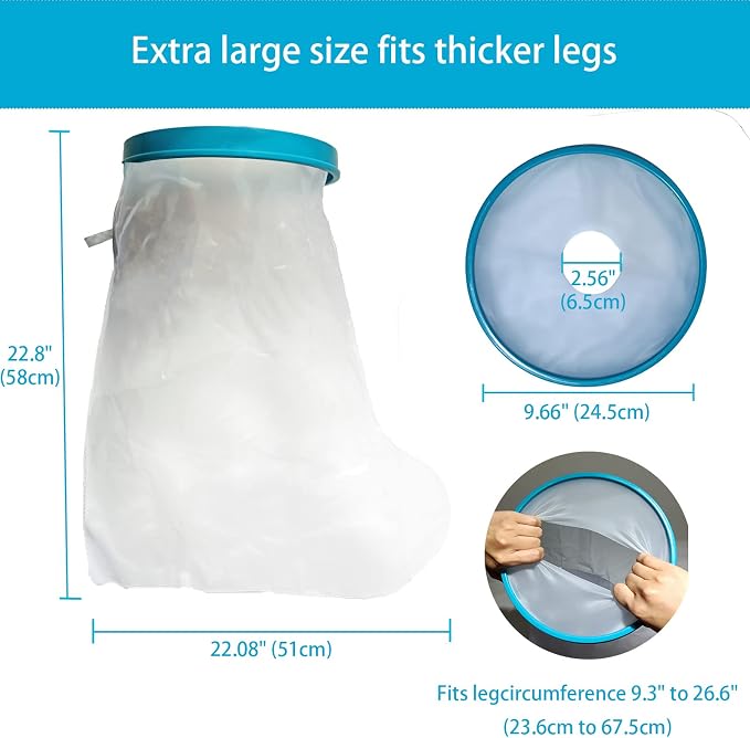 100% Waterproof Extra Wide Leg Cast Cover - Image 2