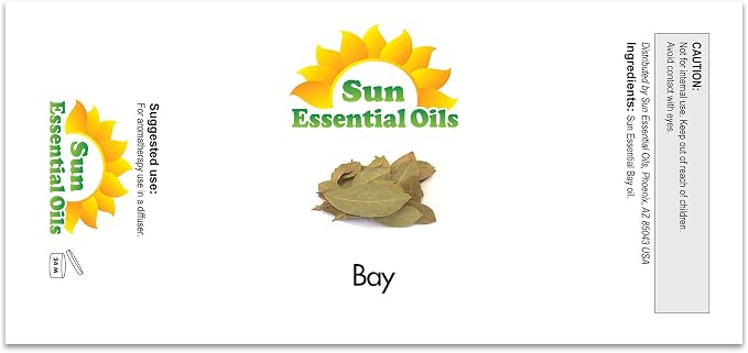 Sun Essential Oils – 4 oz Bay Essential Oil - Image 2
