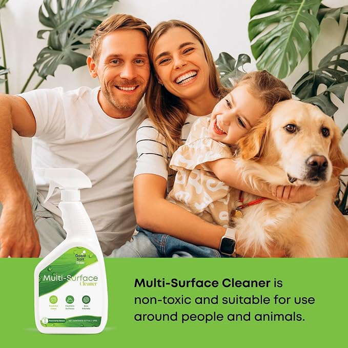 Good Salt Home Multi-Surface Cleaner Spray, Probiotic All Purpose Cleaner - Image 6