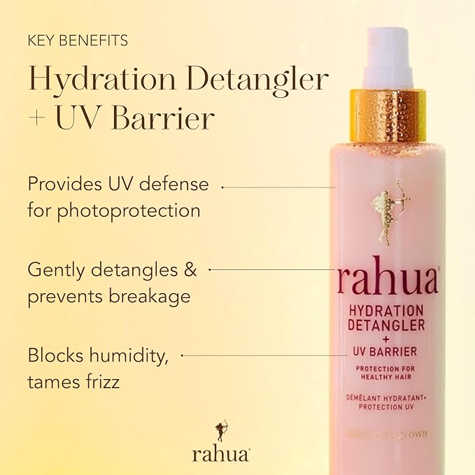 Rahua Hydration Detangler Spray + UV Barrier, Vegan Leave In Hair Spray - Image 2