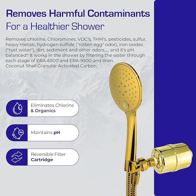 Crystal Quest Luxury Handheld Shower Power Filtration System - Image 4