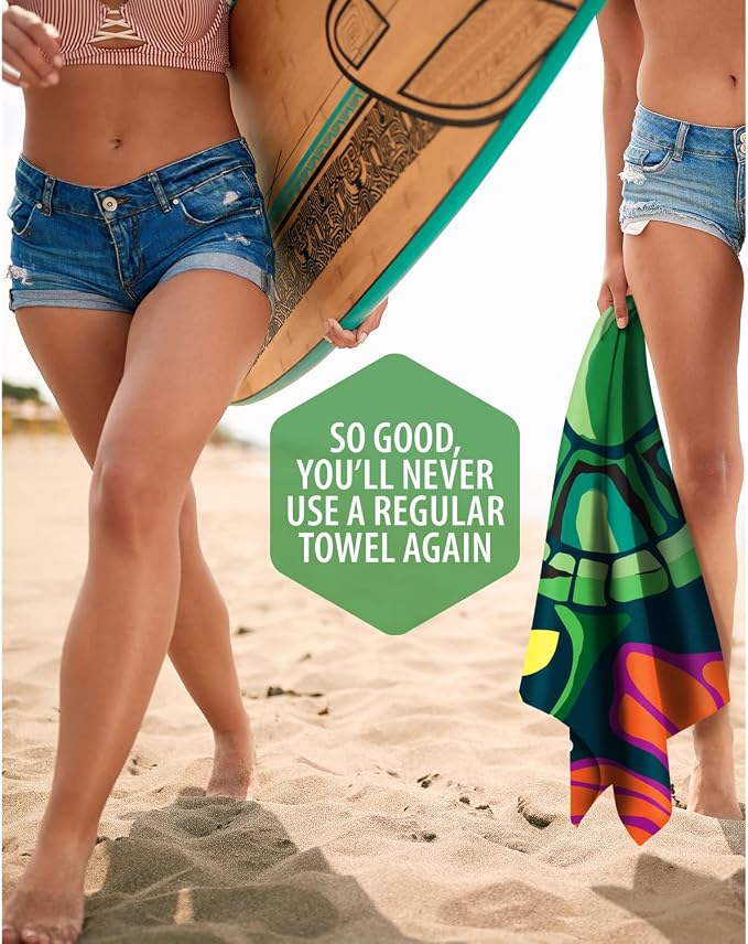 VENTURE 4TH Microfiber Beach Towel: Quick-Dry, Sandproof and Lightweight - Image 9