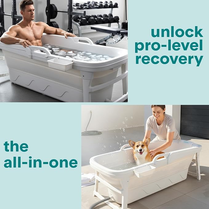 SereneLife 59" Portable Bathtub - Image 2