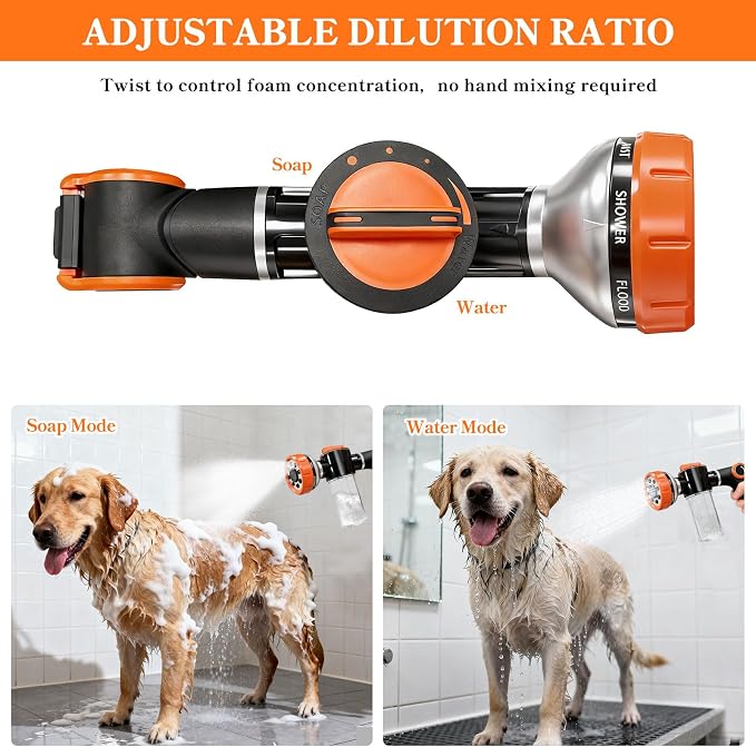 SCHITEC Upgraded Dog Wash Hose Attachment - Image 5