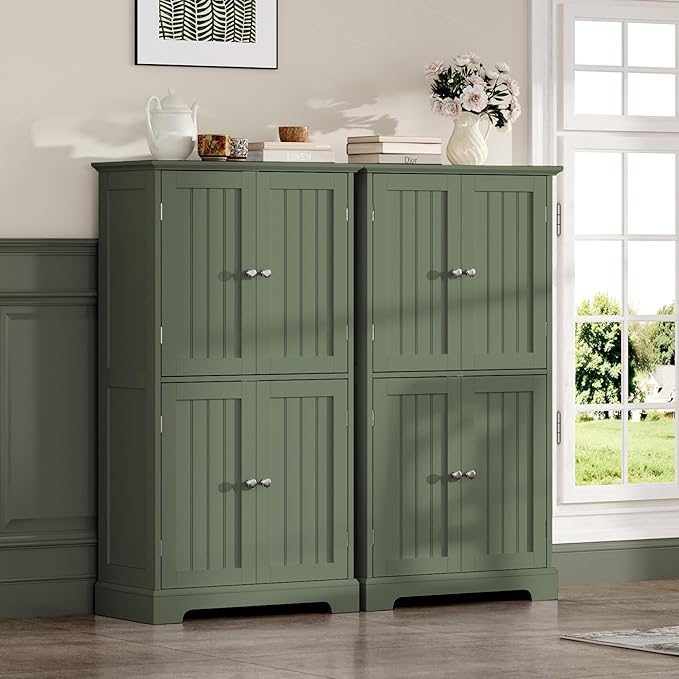 ChooChoo Bathroom Floor Cabinet, Modern Bathroom Storage Cabinet - Image 5