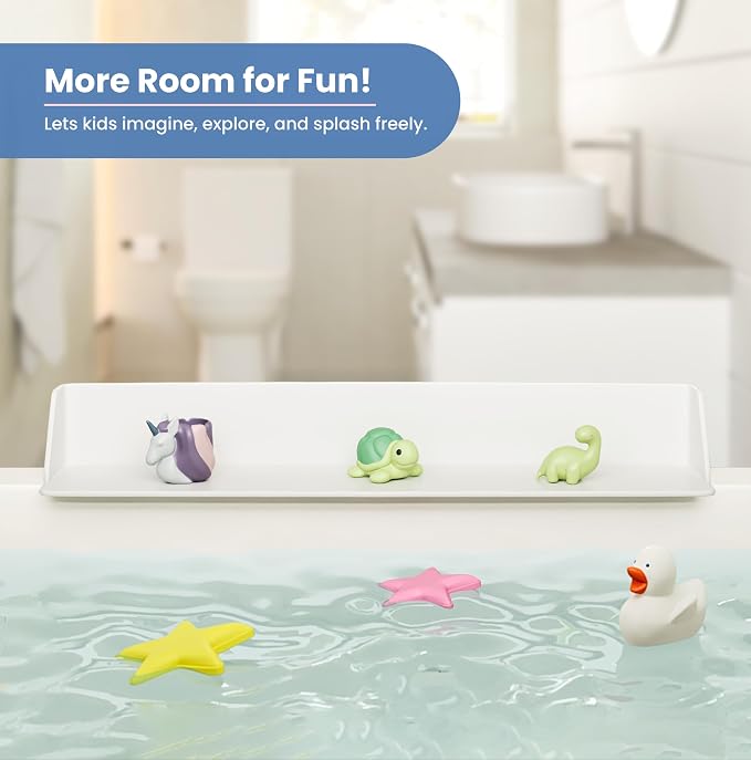 Original PlayPad, Bathtub Splash Guard Play Shelf - Image 2