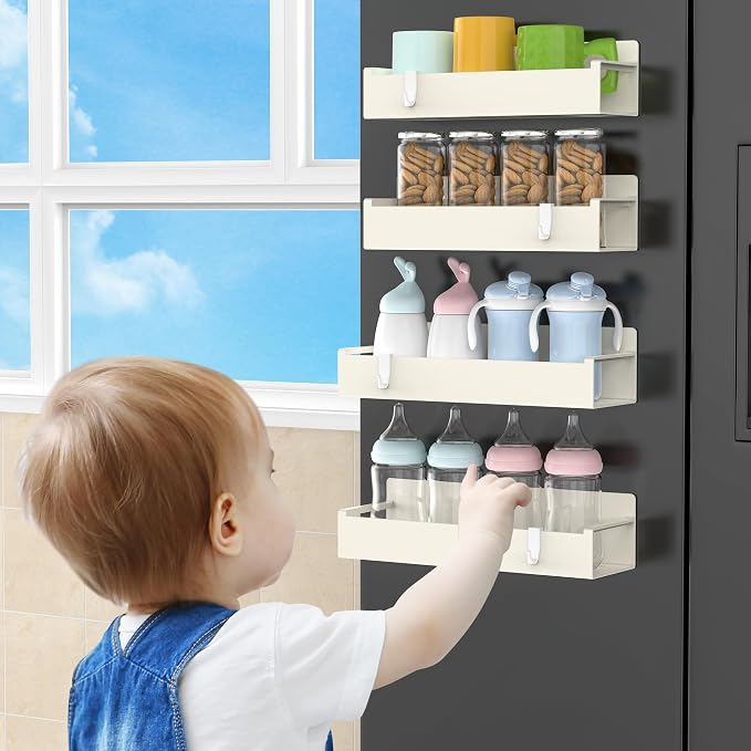 4 Pack Magnetic Spice Rack Organizer - Image 7