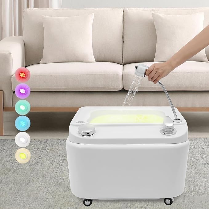 Pedicure Foot Spa, Acrylic Massage Foot Bath - Image 3