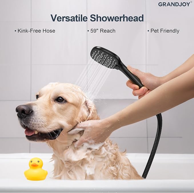 Matte Black 10 Inch Rainfall Shower System - Image 4