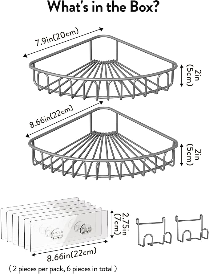 Orimade Corner Shower Caddy - Image 8