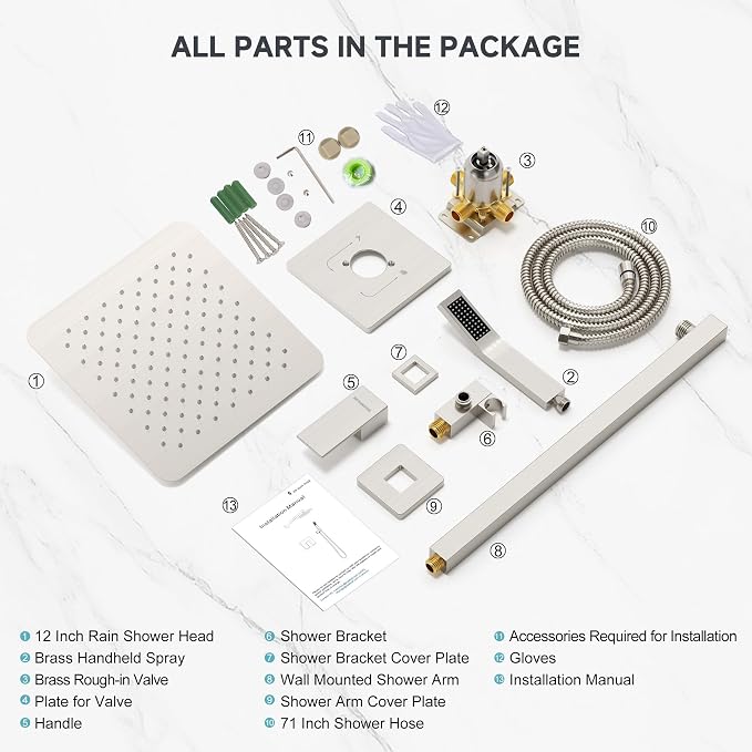 SR SUN RISE Shower Faucet Set & System - Image 9