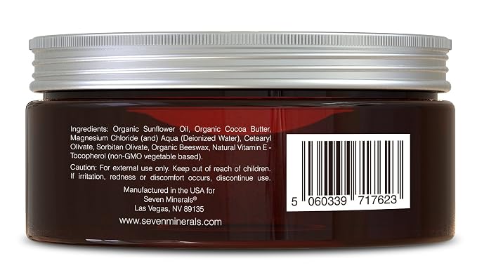 Seven Minerals, Natural Magnesium Cream - Image 6