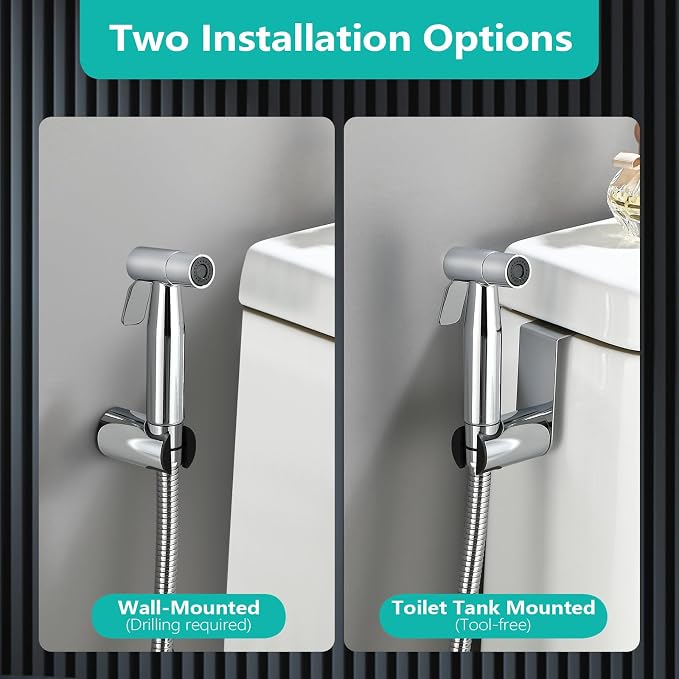 BARROCK Chrome Handheld Bidet Sprayer - Image 2