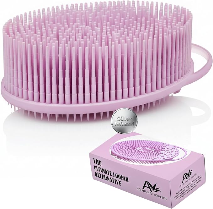 Silver Infused Exfoliating Body Scrubber by Avilana
