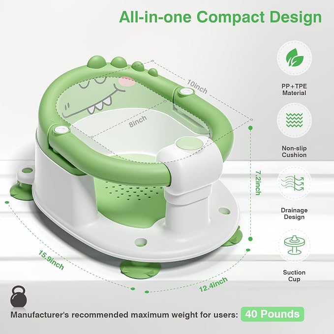 Baby Bath Seat for Babies 5 Months & Up - Image 4