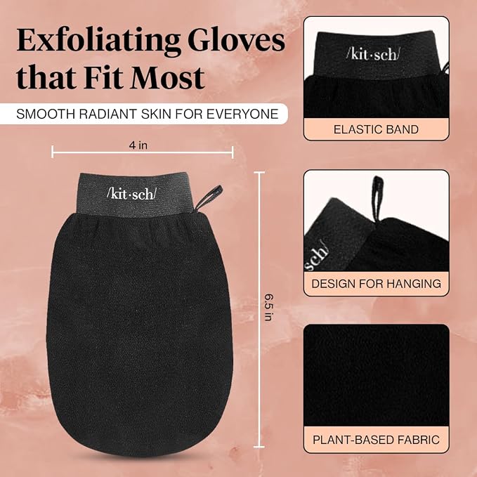 Kitsch Exfoliating Glove – Korean Exfoliating Mitt & Deep Exfoliating Body - Image 7
