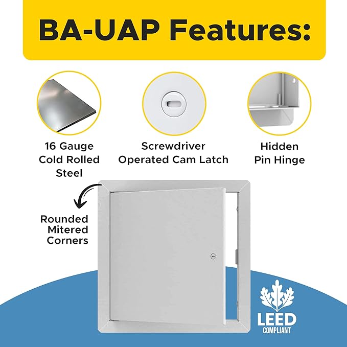 Best 12" x 18" Universal Access Panel – Flush Steel Door - Image 2