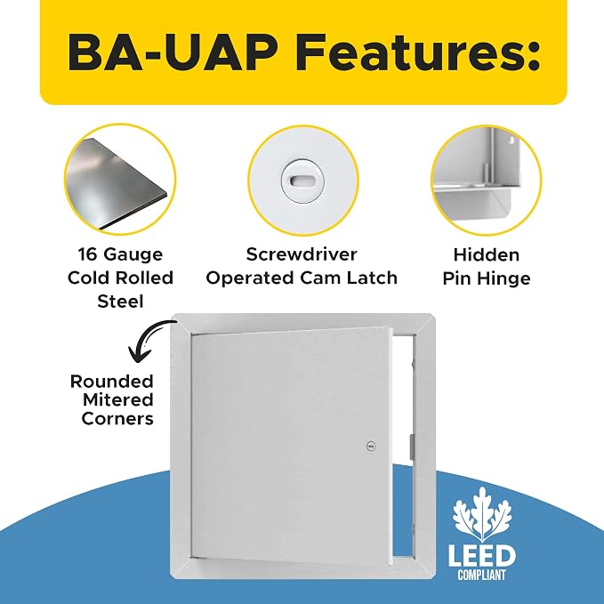 Best 12" x 24" Universal Access Panel – Flush Steel Door - Image 2