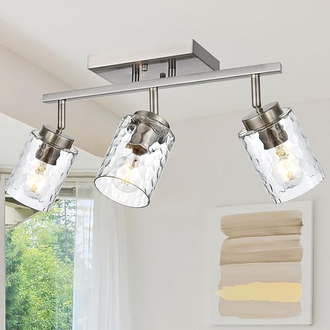 Track Ceiling Lighting, 3 Light Vanity Lights by TULUCE