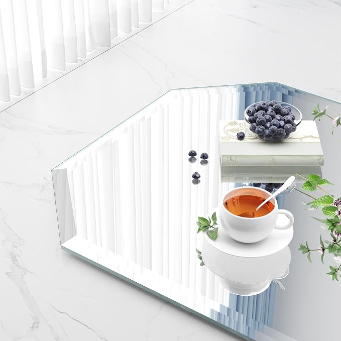 Silver Wall Mirror-Beveled Edge Frameless Mirror - Image 6