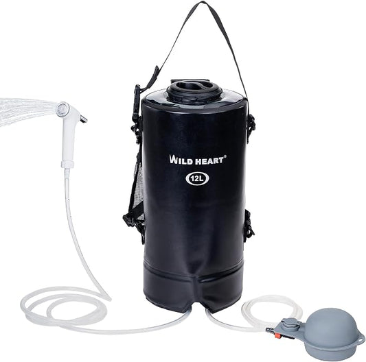 WILD HEART Camping Shower 22L/ 12L Portable Shower by WILDHEART