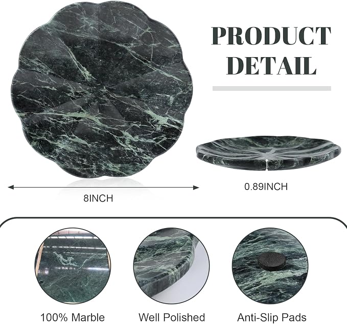 Koville Marble Tray, Natural Stone Tray - Image 2