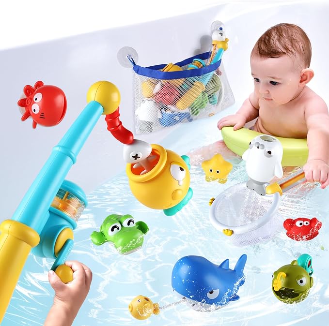 Bath Toys for Kids, Magnetic Fishing Toys by FUNTOYSEXCITINGMOMENTS