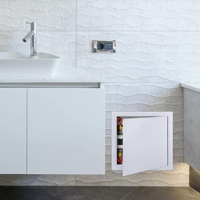 Suteck Plumbing Access Panel for Drywall Ceiling 14x14 Inch Reinforced Plastic - Image 8