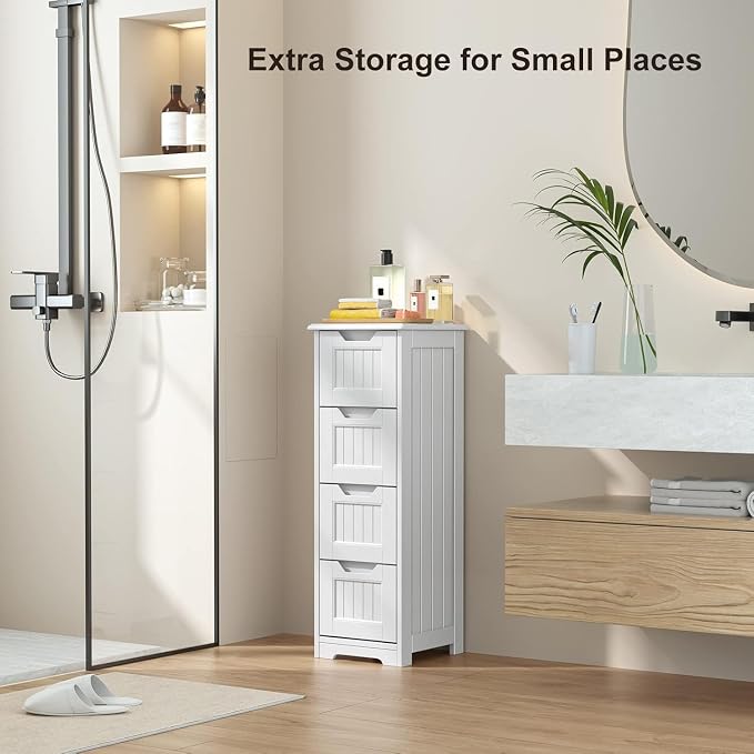 Gizoon 33'' Bathroom Storage Cabinet Freestanding - Image 2