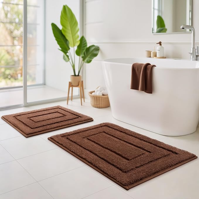 GRANNY SAYS Bathroom Rugs Sets 2 Piece, Soft Bath Mats by GRANNYSAYS