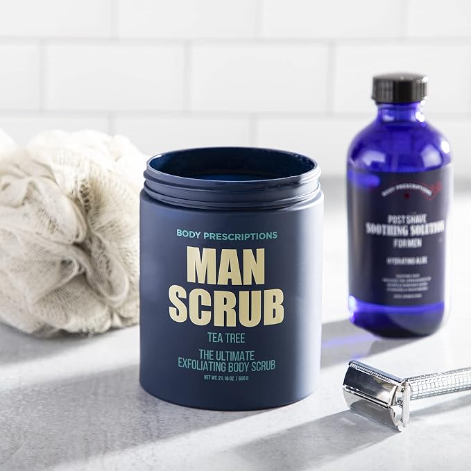 Body Prescriptions Men’s Exfoliating Body Scrub – Ultimate Skin Cleansing Wash - Image 3