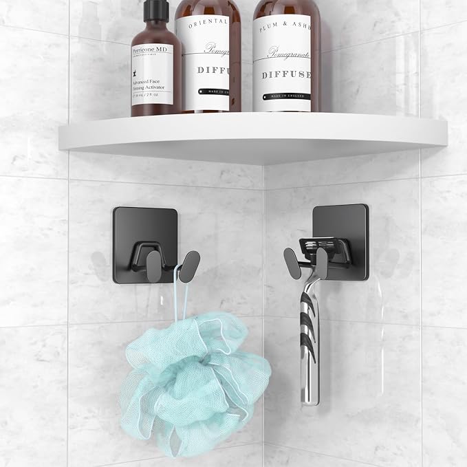 Adhesive Shower Hooks for Inside - Image 3