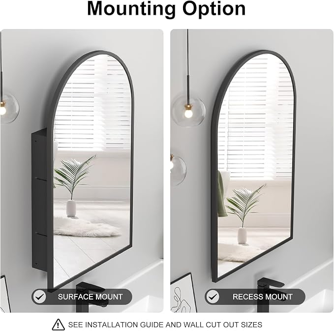 16x27 Recessed Medicine Cabinet - Image 3