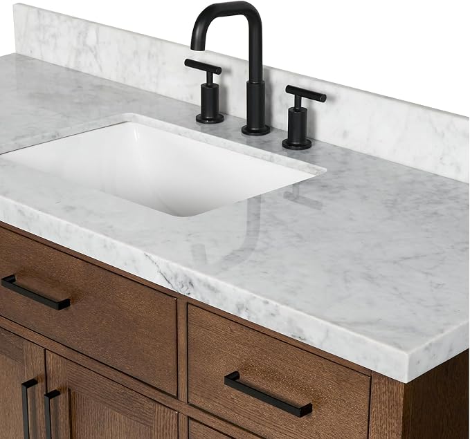 ARIEL Hepburn 61 Inch Single Rectangle Sink Bathroom Vanity - Image 15