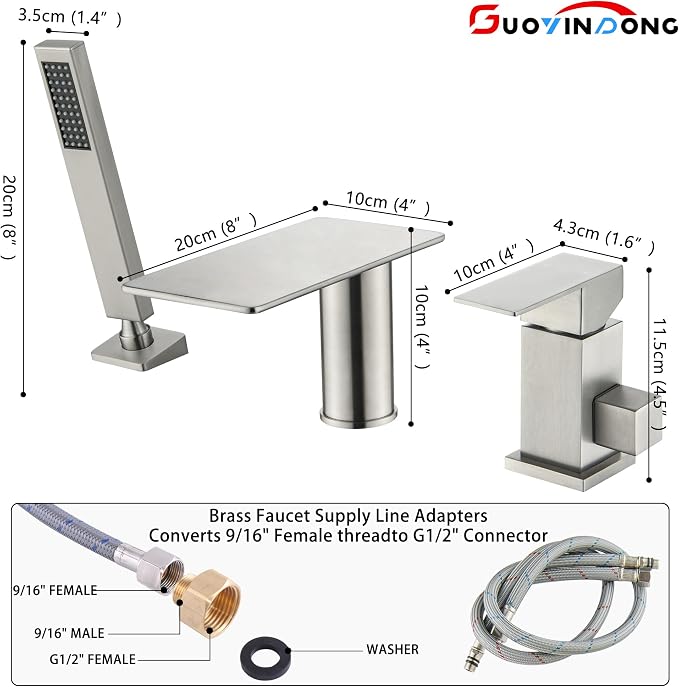 Waterfall Roman Tub Faucet - Image 5
