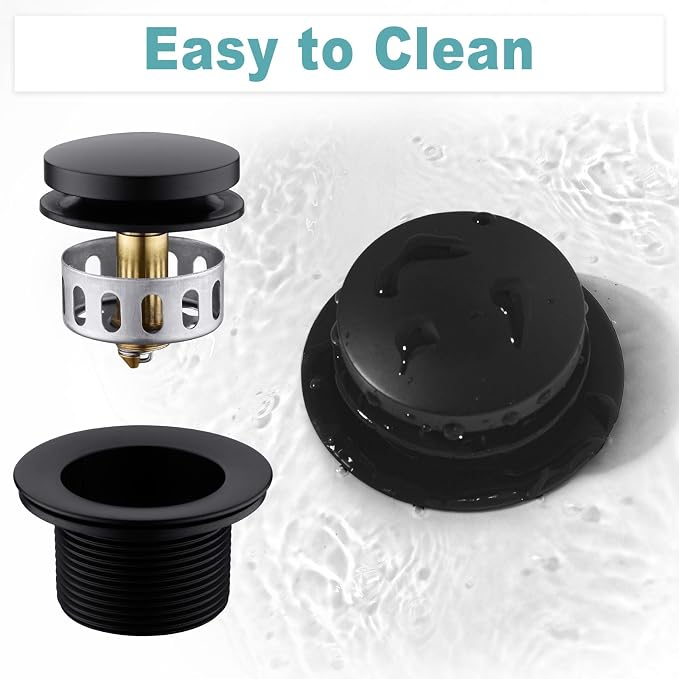 BESTILL Tip-Toe Bathtub Drain Bath Tub Trim Set Conversion Kit - Image 5