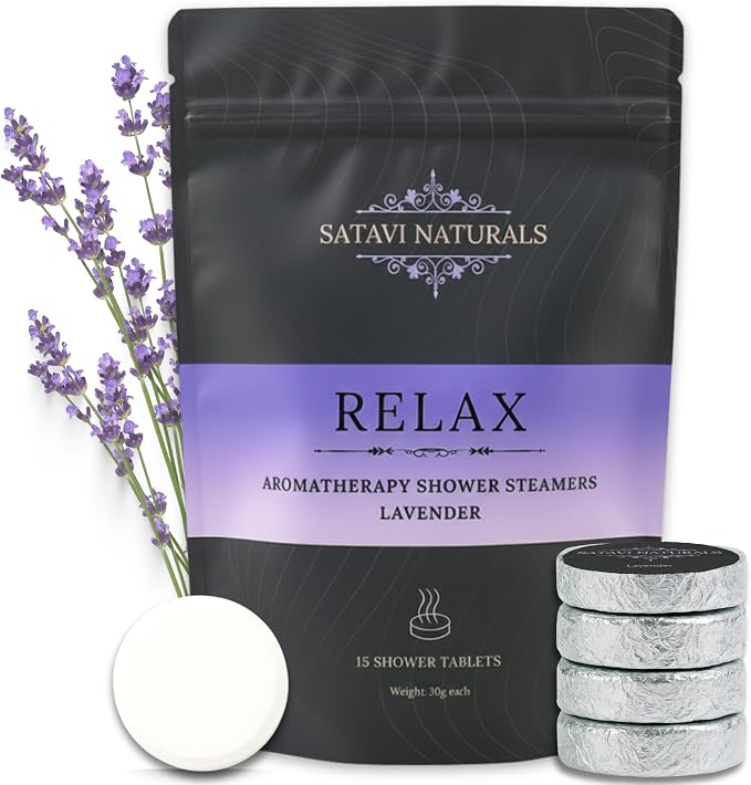 Shower Steamers 15 Pack – Aromatherapy Shower Bombs by SataviNaturals