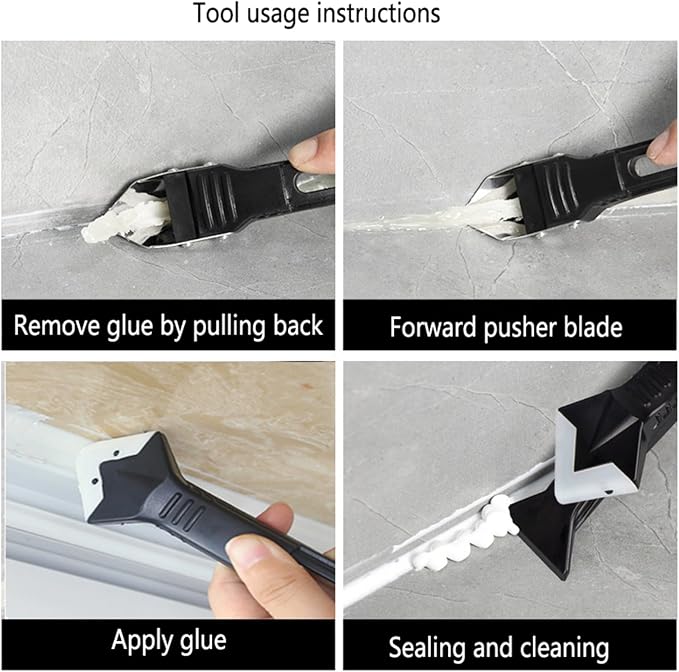 Multifunctional 3-in-1 Silicone Caulking Tool kit - Image 7