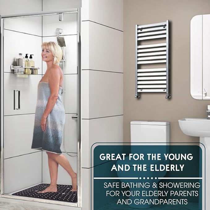 ENKOSI Square Shower Mat 27x27 inch - Image 6
